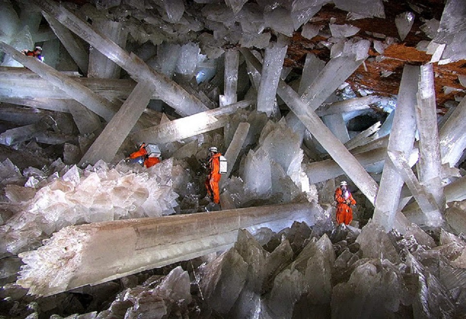 Giant crystal cave